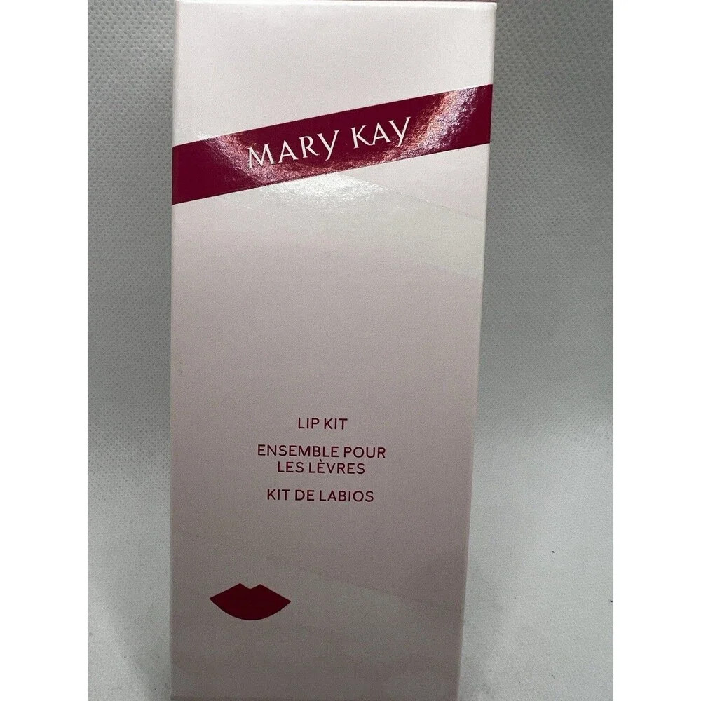 new MARY KAY PINK ROSE LIP KIT SET~172052 FULL-SIZE LIPSTICK & LIP LINER